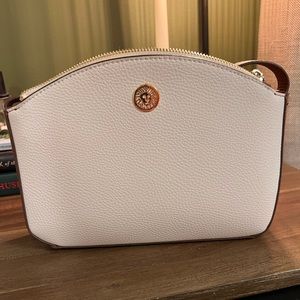 Anne Klein super cute white and brown purse